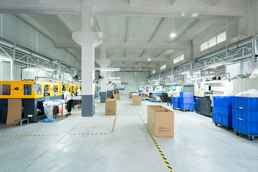 FOSHAN SHUNDE QUANYE PLASTICS CO.,LTD สายการผลิตของผู้ผลิต